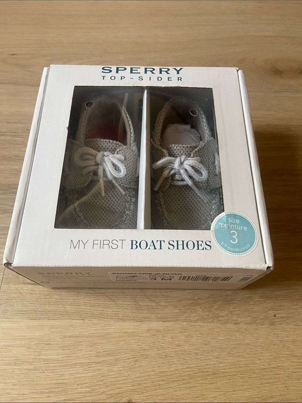 Sperry Baby My First Boat Shoes - Gray